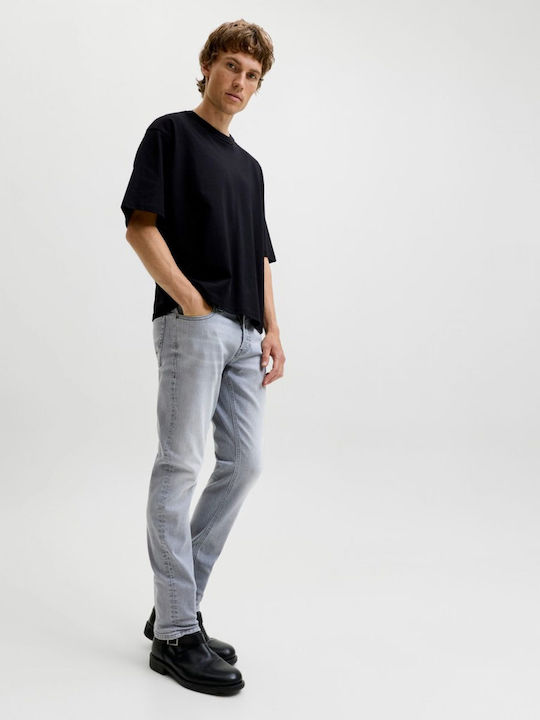 Herren Jeanshose Elastisches Slim Anwendung Grau