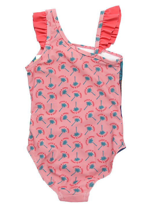Disney Lilo & Stitch Παιδικό Μαγιό Ολόσωμο Ροζ Disney Lilo & Stitch Παιδικό Μαγιό Ολόσωμο Ροζ