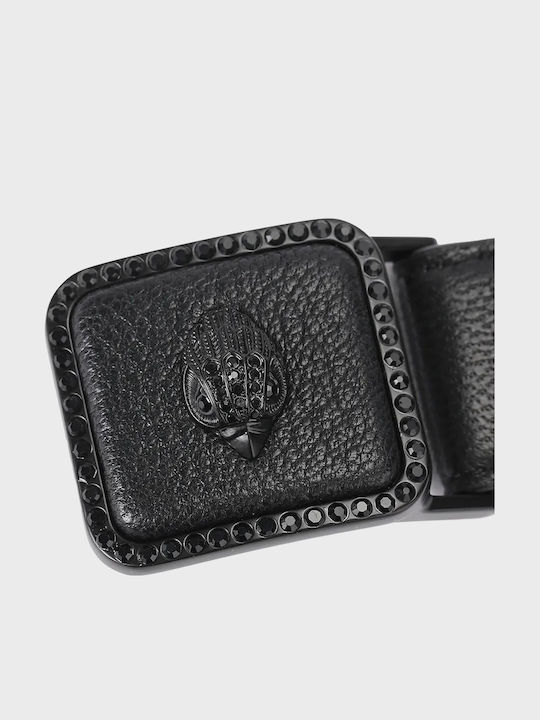Damen Gürtel Aus Leder Schwarz