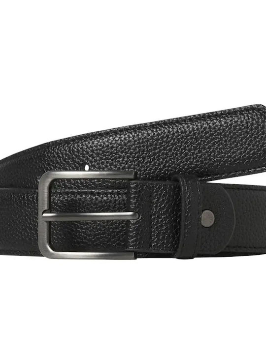 Men's Leather Belt Black