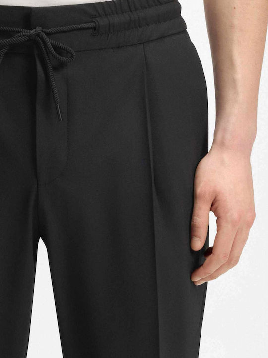 Getlin251f3 Elastic Black Trousers