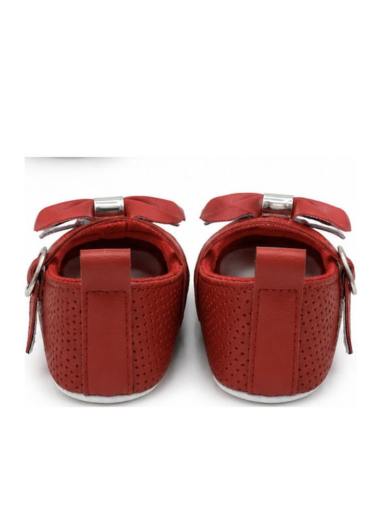 Panino Weiche Sohlenschuhe für Babys Ballerinas Rote
