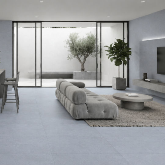 Padana Floor / Wall Kitchen / Bathroom Porcelain Matte Tiles 90x45cm Grey