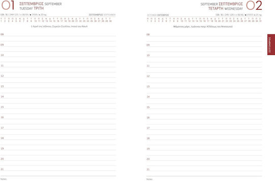 Academic Diary 14x21 Horizon C Daily 2026-2027