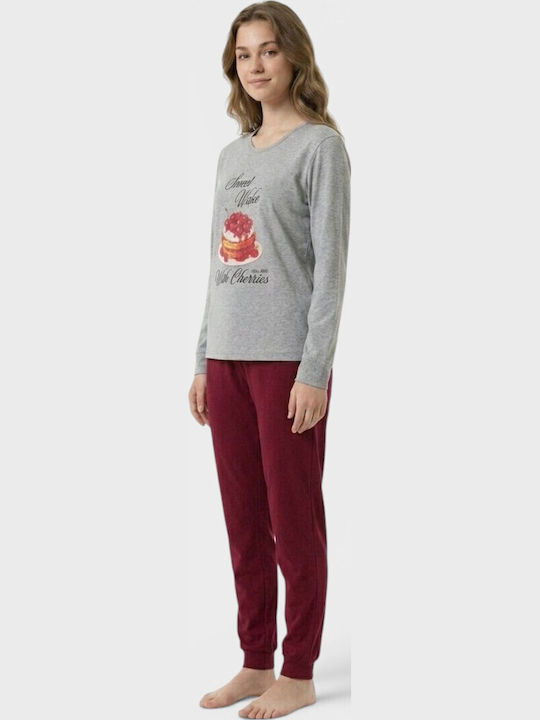 Nina Club Kids Winter Pyjamas Grey
