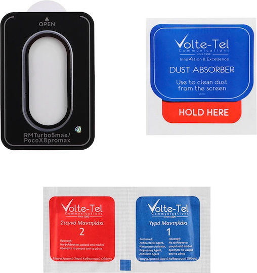 Volte-Tel Camera Protection Tempered Glass Blue for Xiaomi Poco X8 Pro Max 5g