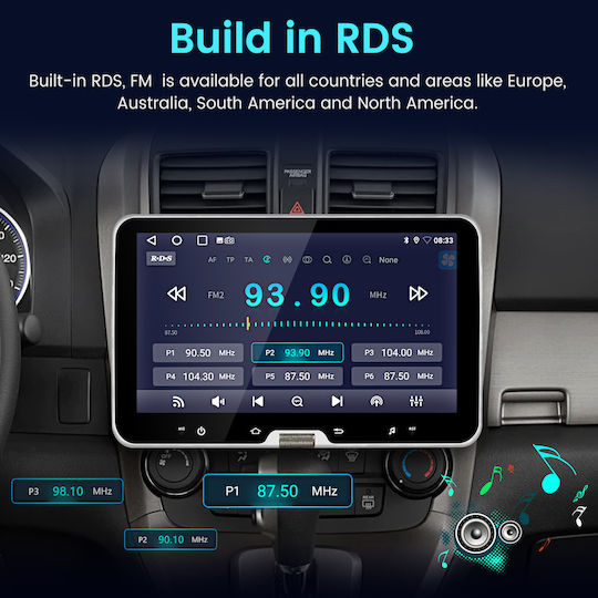 Junsun Ραδιόφωνο Αυτοκινήτου 1 DIN (Bluetooth/USB)