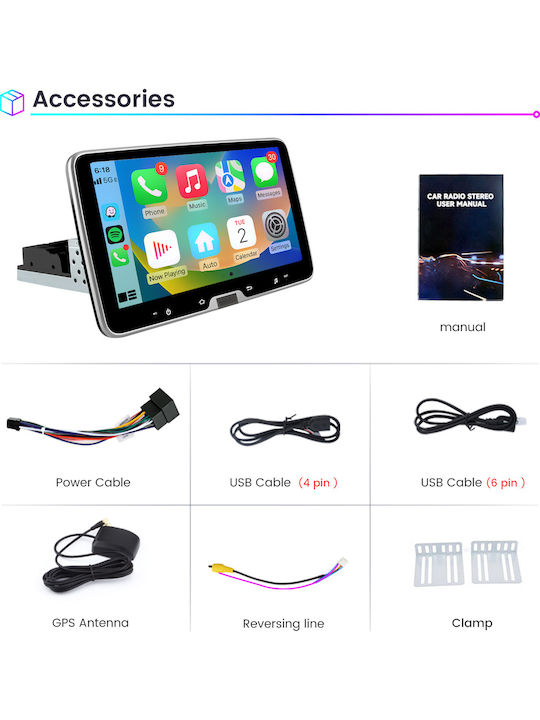 Junsun Radio Auto 1 DIN (Bluetooth/USB)