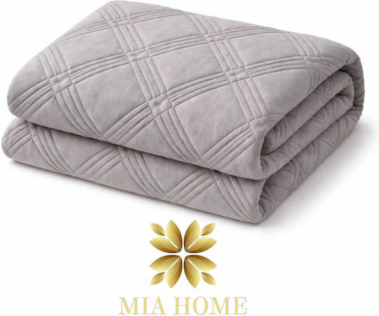Mia Home Шалтета Подредба Голям Двоен Сив 220x240см 3 Бройки