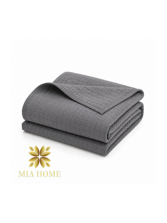 Mia Home Mia Home Tagesdecken Übergröße Grau 220x240cm 3 Stück