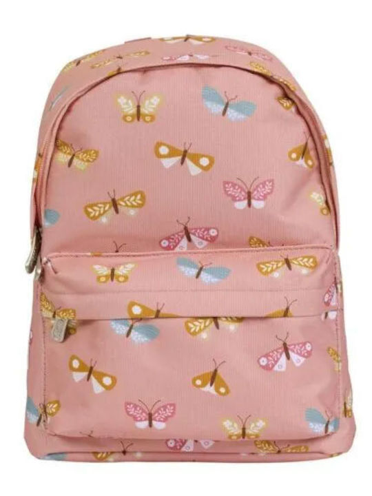 A Little Lovely Company Butterflies Σχολικό Σετ Ροζ 23.5 x 10 x 30εκ