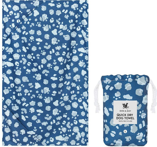 Dock & Bay Πετσέτα Microfiber Προσώπου Μπλε 120x90εκ.