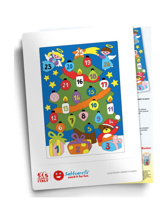 Sabbiarelli Poster Malerei Marmorstaub Kalender Advent 5+