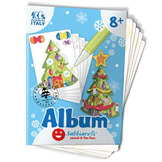 Offer Sabbiarelli Christmas Set 3D Tree 3D Ornaments 3D Flower Painting Marble Powder