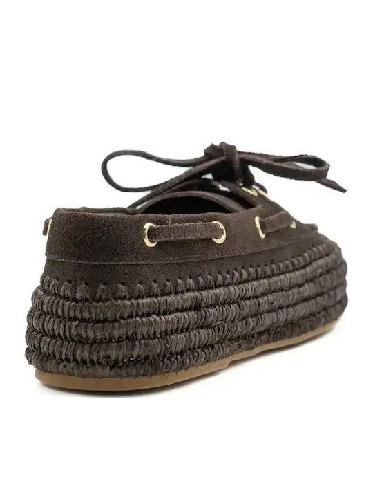 Δερμάτινα Γυναικεία Loafers σε Ροζ Χρώμα