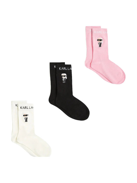 Karl Lagerfeld Women's Socks Orchid Smoke 3Pack