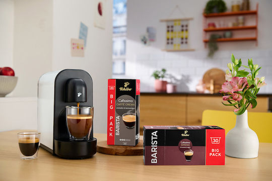 Tchibo Kaffeekapselmaschine für Kapselkompatibilität Cafissimo Weiß