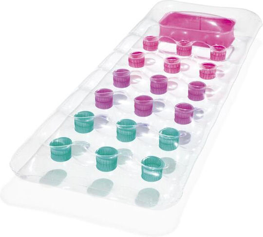 Bestway Aufblasbare Wasserbettmatratze Transparent 188x71cm