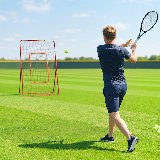 Sportnow Φορητό Δίχτυ Ανάκρουσης Baseball 4 Ρυθμιζόμενες Γωνίες A62-050v00rd