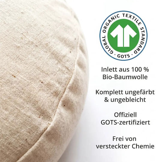 Meditation Cushion Leichtes Grünes Organisches Baumwoll Yoga - Pilates Zubehör