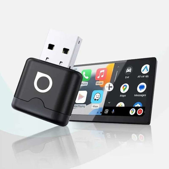 Ottocast Mini Aura 2026 Безжичен Адаптер за Carplay Android Auto Черен Ca530-t