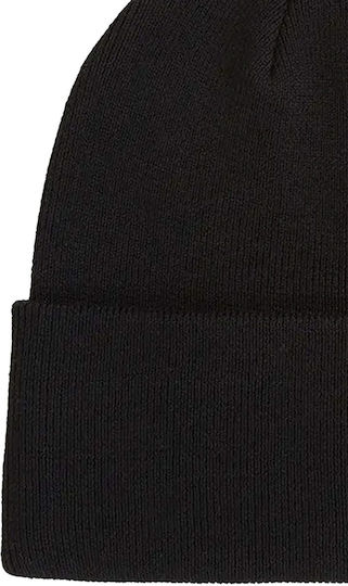 Beanie Căciulă Pentru Femei Tricotată în Culoare Neagră