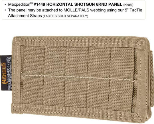 Θήκη Φυσιγγίων Horizontal Shotgun 6 Round Panel Maxpedition Black