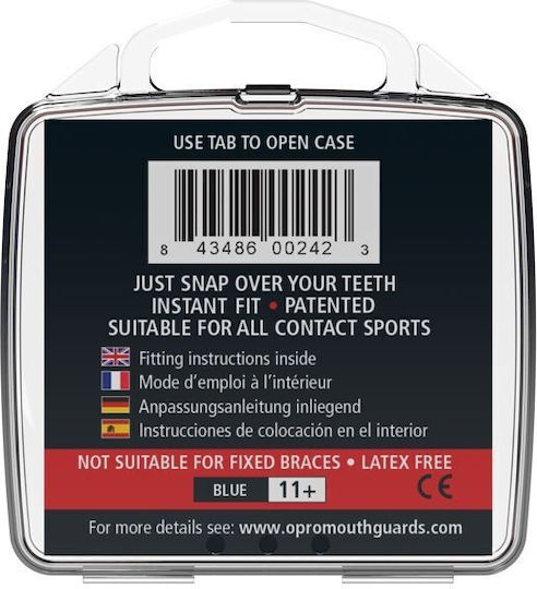 Opro Snap Fit Blue Mouth Guard