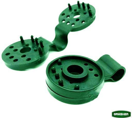 Grasher Plastic Round Clips Green Shading Nets 20 Pieces 104214