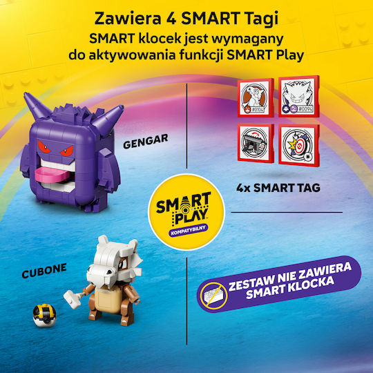 LEGO Pokemon Cubone And Gengar Spooky Showdown за 8+ Години 782 Бр.