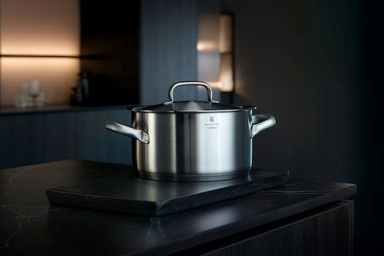 WMF Gourmet Plus Pots Set Made of Stainless Steel with Non-Stick Interior Coating 5 Pieces