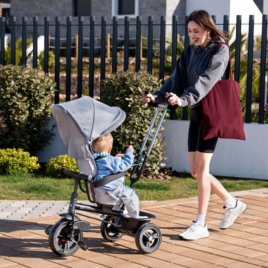 Kinderkraft FREEWAY 2 Μετατρεπόμενο με Χειρολαβή Γονέα για 9 Μηνών Γκρι