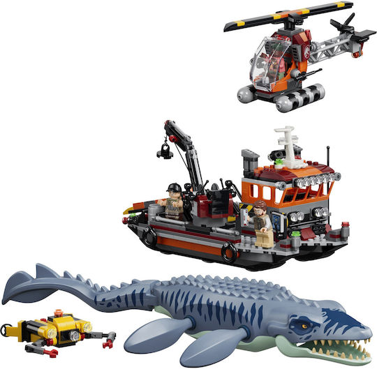 LEGO Jurassic World Jurassic World Mosasaurus Атака На Лодка за 7+ Години 703 Бр