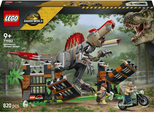 LEGO Jurassic World Spinosaurus Escape за 9+ Години 820 бр