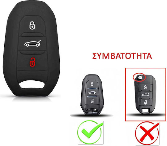 Silicone Key Cover 3 Buttons Opel Vauxhall