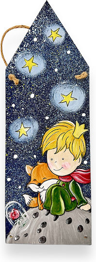Wooden Hanging Decoration Little Prince Baptism Candle Ztr10a156 Riniotis Rin-ztr10a156