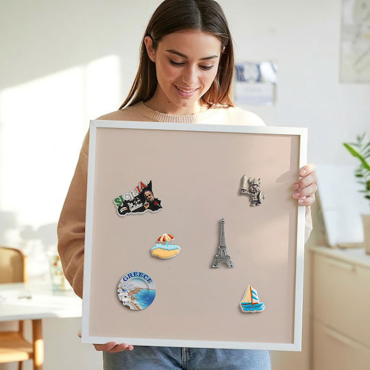 Tulup Табла за магнити Бежово Розово 60x40 Cm