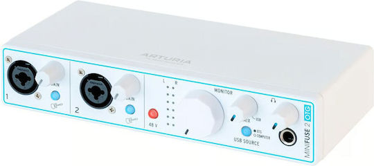 Arturia MiniFuse 2 OTG External Professional Sound Card with USB Connection