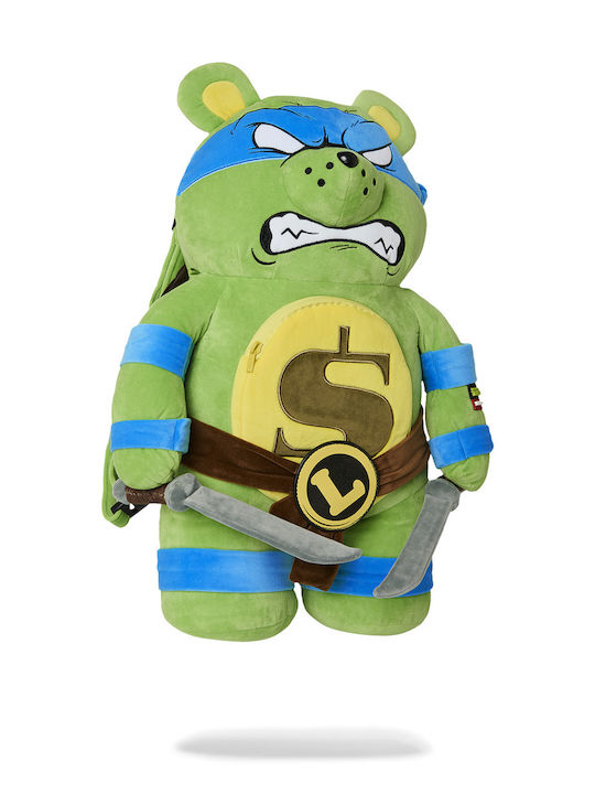 Sprayground Tmnt Leonardo Moneybear Grey Sprayground Tmnt Leonardo Moneybear Grey