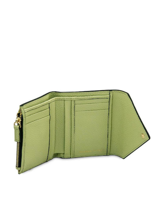 Große Leder Damenbrieftasche Grün