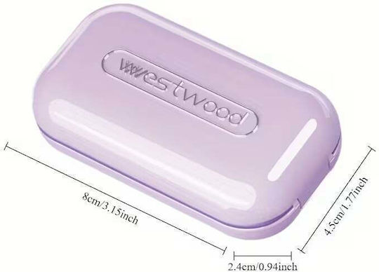 Pill Organizer Cutter & Built In Storage Pink