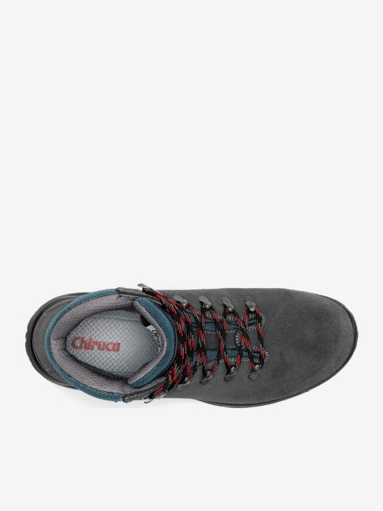 Chiruca Xacobeo 05 Men's Hiking Boots Waterproof with Gore-Tex Membrane Grey