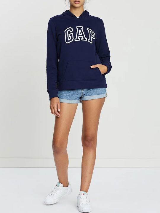 Women's Sweatshirt Hooded Navy Blue