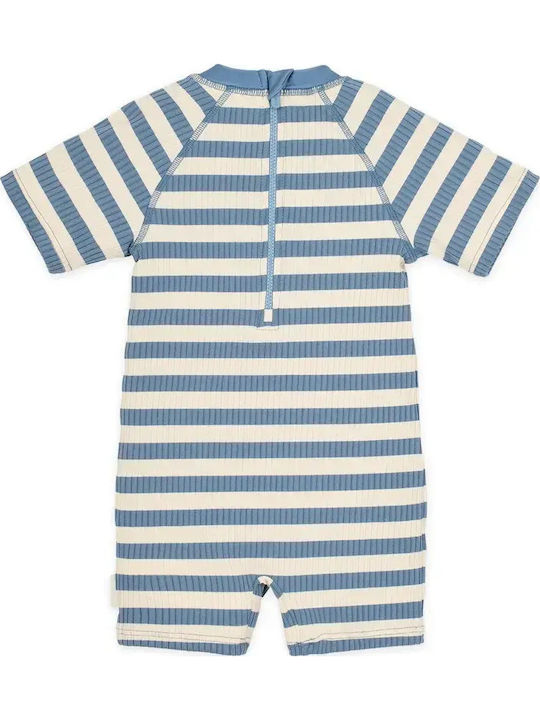 Little Dutch Kids Swimwear One-Piece Ocean Blue Stripes
