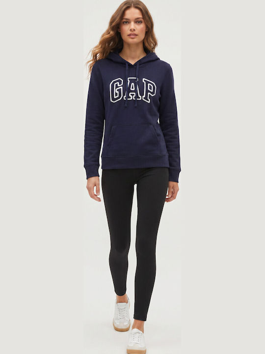 Women's Sweatshirt Hooded Navy Blue