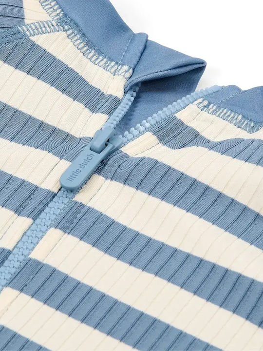 Little Dutch Kids Swimwear One-Piece Ocean Blue Stripes