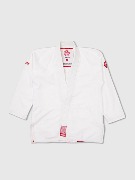 Maeda Men's Jiu Jitsu Uniform White