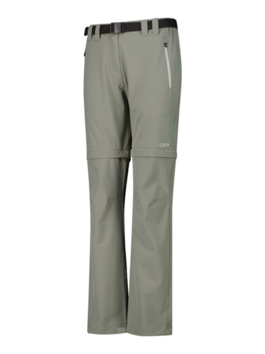 CMP Women's Long Hiking Trousers Khaki