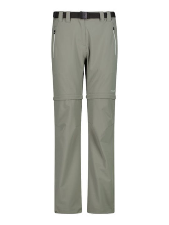 CMP Women's Long Hiking Trousers Khaki