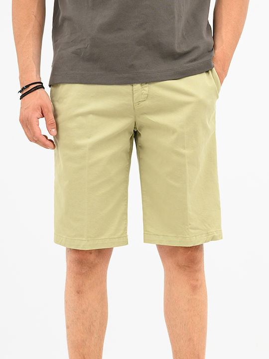 Fourten Industry Ανδρική Βερμούδα Chino Lightgreen